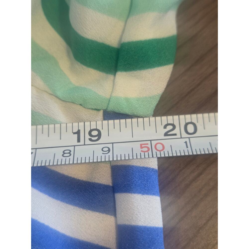 Talbots Multicolored Striped Top Size MP - Picture 9 of 10